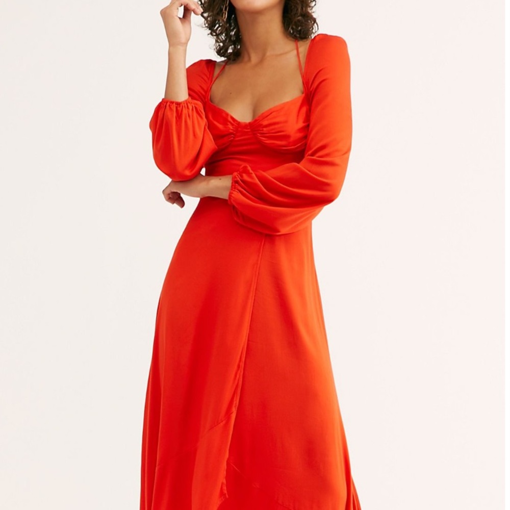 Free People This Is Love Midi Dress